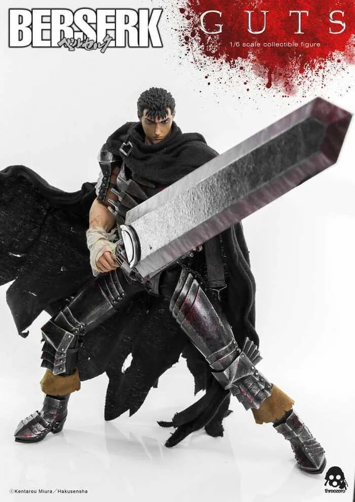 BERSERK - Guts Black Swordsman 1/6 Action Figure 12"