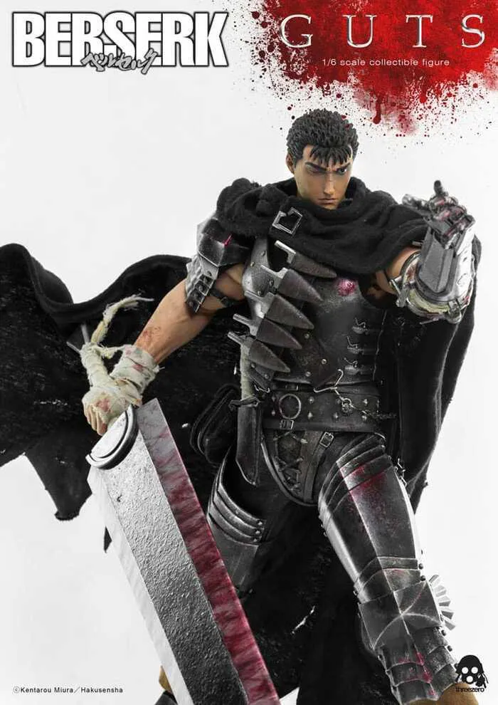 BERSERK - Guts Black Swordsman 1/6 Action Figure 12"