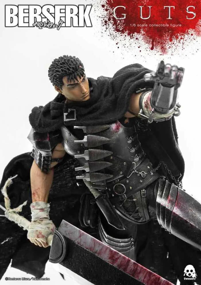 BERSERK - Guts Black Swordsman 1/6 Action Figure 12"
