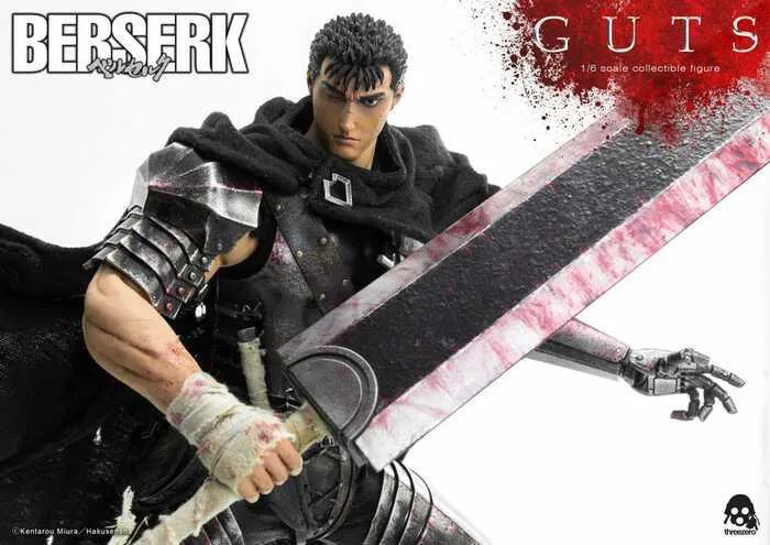 BERSERK - Guts Black Swordsman 1/6 Action Figure 12"