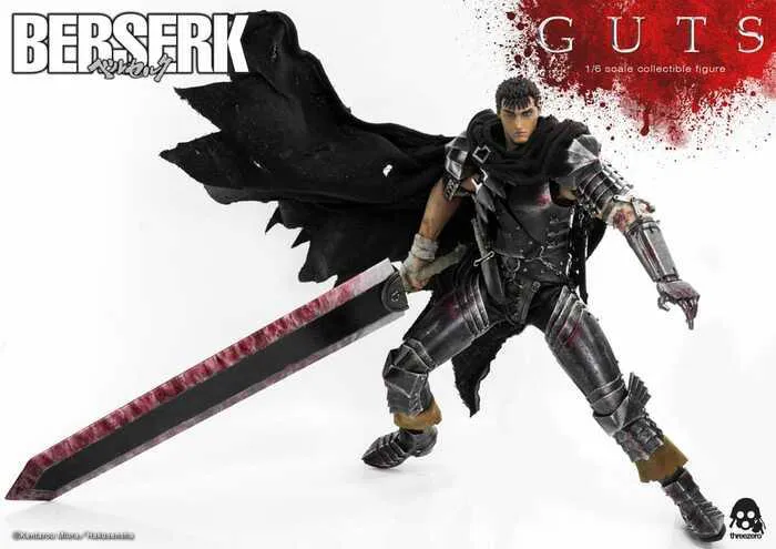 BERSERK - Guts Black Swordsman 1/6 Action Figure 12"