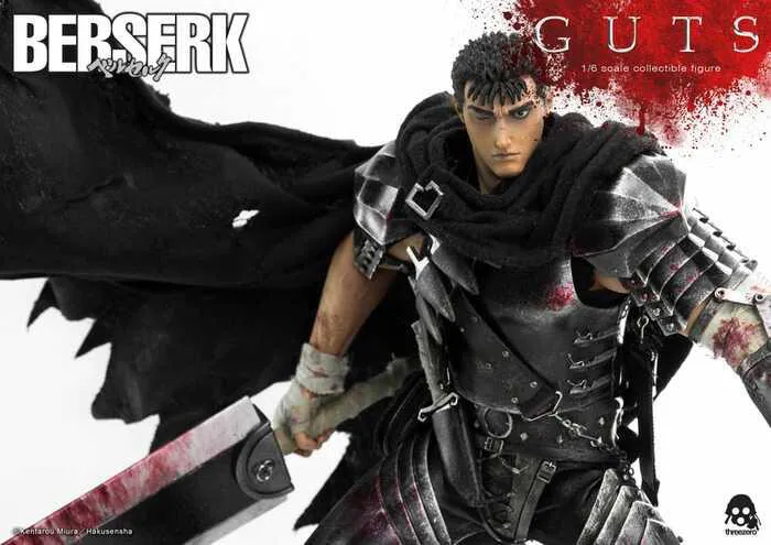 BERSERK - Guts Black Swordsman 1/6 Action Figure 12"