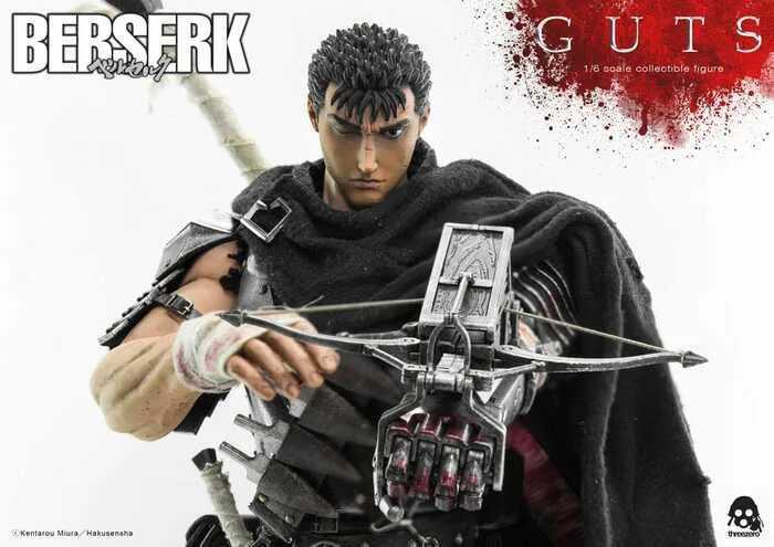 BERSERK - Guts Black Swordsman 1/6 Action Figure 12"