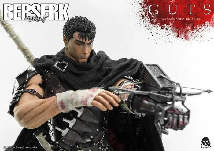 BERSERK - Guts Black Swordsman 1/6 Action Figure 12"