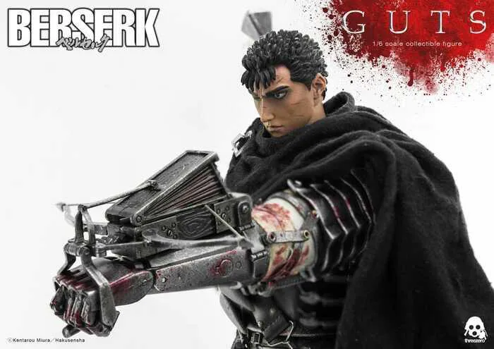 BERSERK - Guts Black Swordsman 1/6 Action Figure 12"