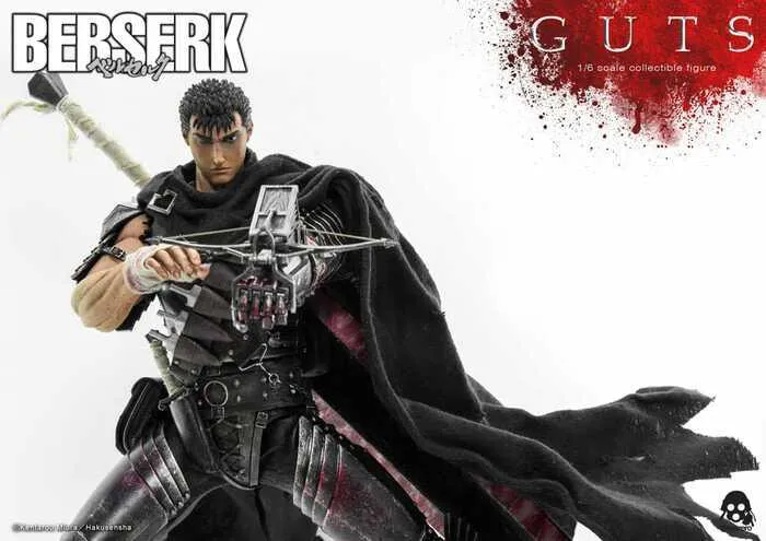 BERSERK - Guts Black Swordsman 1/6 Action Figure 12"