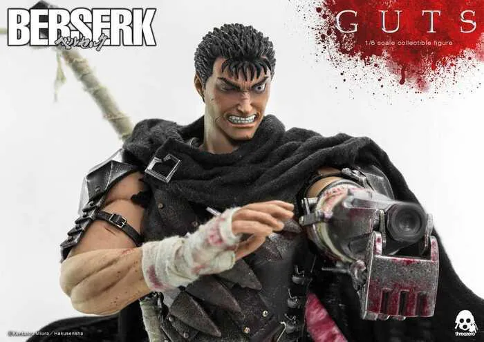 BERSERK - Guts Black Swordsman 1/6 Action Figure 12"