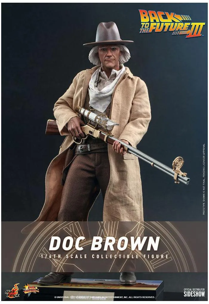 RITORNO AL FUTURO - Back to the Future III - Doc Brown 1/6 Action Figure 12" MMS617