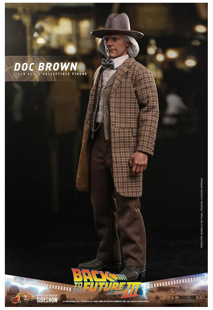 RITORNO AL FUTURO - Back to the Future III - Doc Brown 1/6 Action Figure 12" MMS617