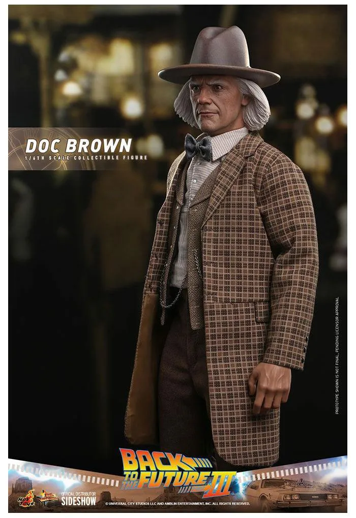 RITORNO AL FUTURO - Back to the Future III - Doc Brown 1/6 Action Figure 12" MMS617