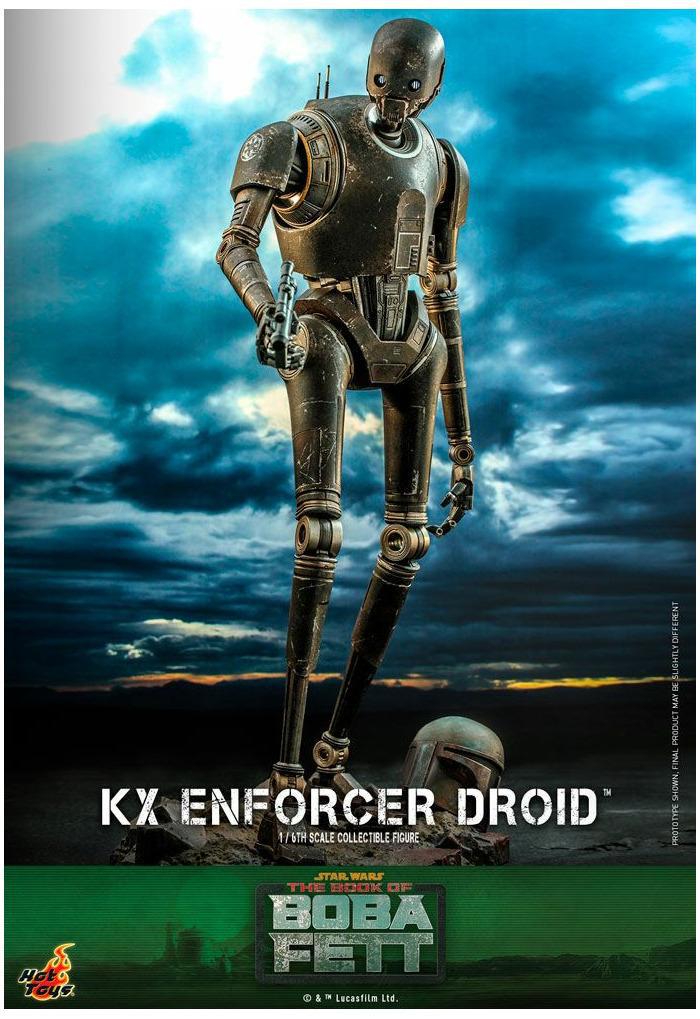 STAR WARS - The Mandalorian - The Book of Boba Fett - KX Enforcer Droid 1/6 Action Figure 12" TMS072