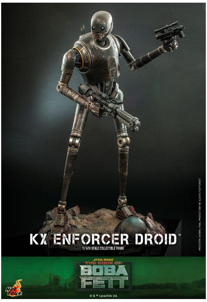 STAR WARS - The Mandalorian - The Book of Boba Fett - KX Enforcer Droid 1/6 Action Figure 12" TMS072
