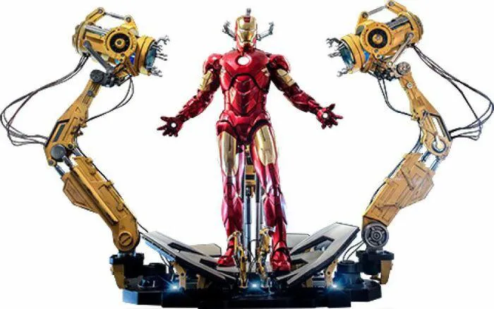 IRON MAN 2 - Iron Man Mark IV with Suit-Up Gantry 1/4 Action Figure