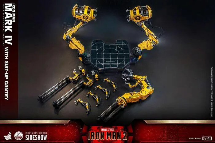 IRON MAN 2 - Iron Man Mark IV with Suit-Up Gantry 1/4 Action Figure