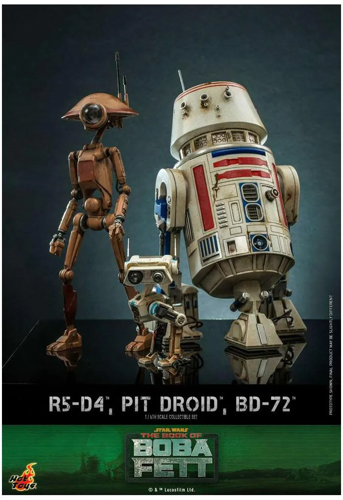 STAR WARS - The Mandalorian - R5-D4 Pit Droid & BD-72 1/6 Action Figure Pack