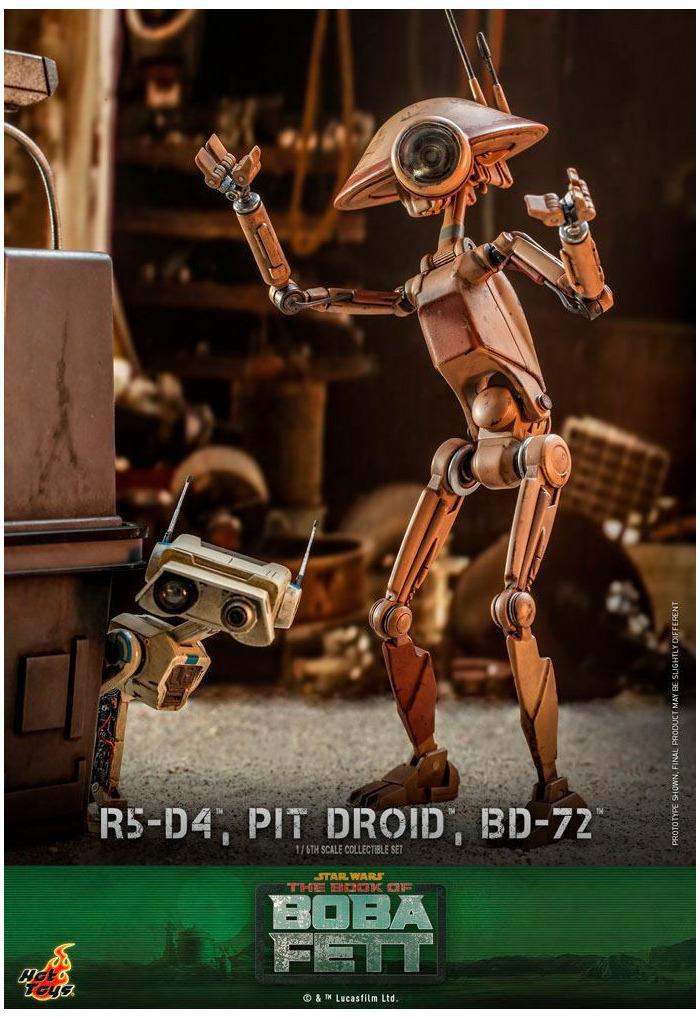 STAR WARS - The Mandalorian - R5-D4 Pit Droid & BD-72 1/6 Action Figure Pack