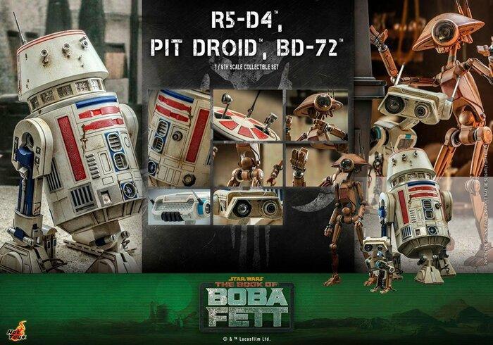 STAR WARS - The Mandalorian - R5-D4 Pit Droid & BD-72 1/6 Action Figure Pack