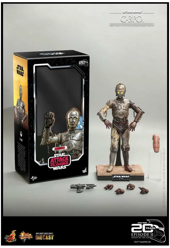 STAR WARS - Episode II - C-3PO 1/6 Action Figure 12" MMS650 D46