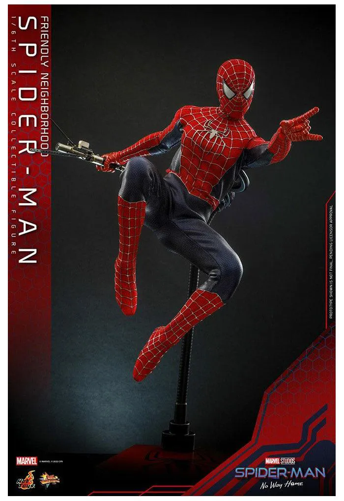 SPIDER-MAN - No Way Home - Friendly Neighborhood Spider-Man 1/6 Action Figure 12" MMS661