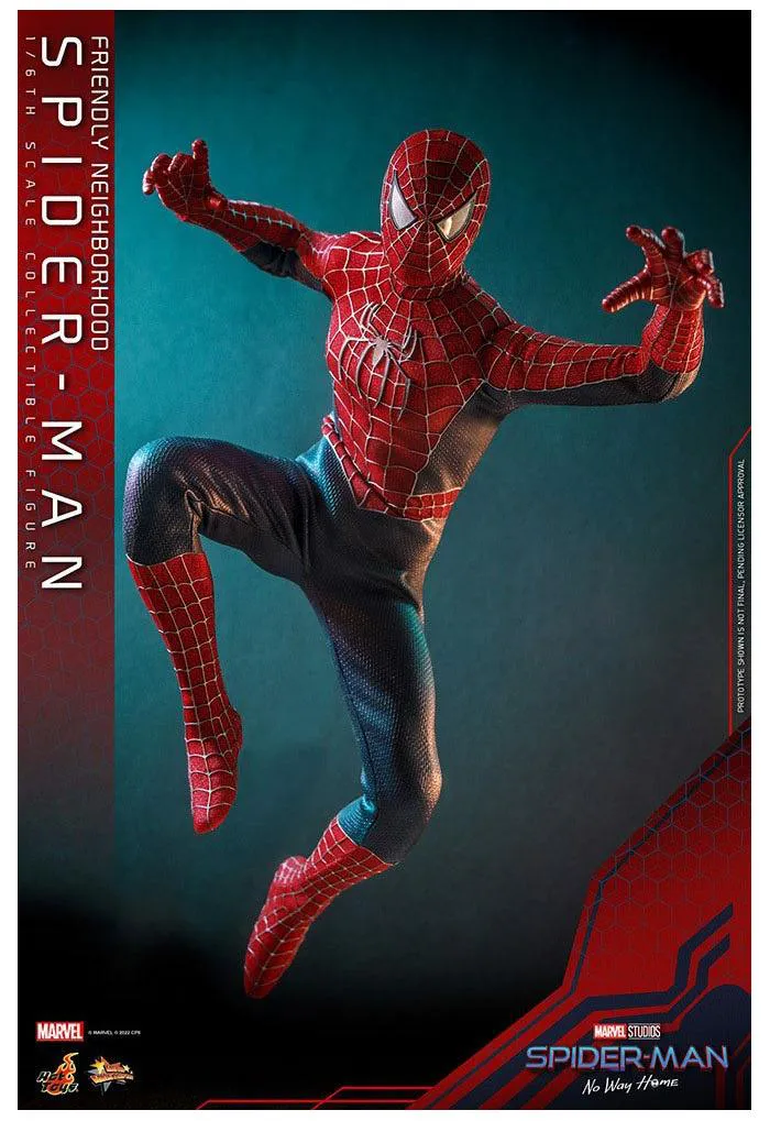 SPIDER-MAN - No Way Home - Friendly Neighborhood Spider-Man 1/6 Action Figure 12" MMS661