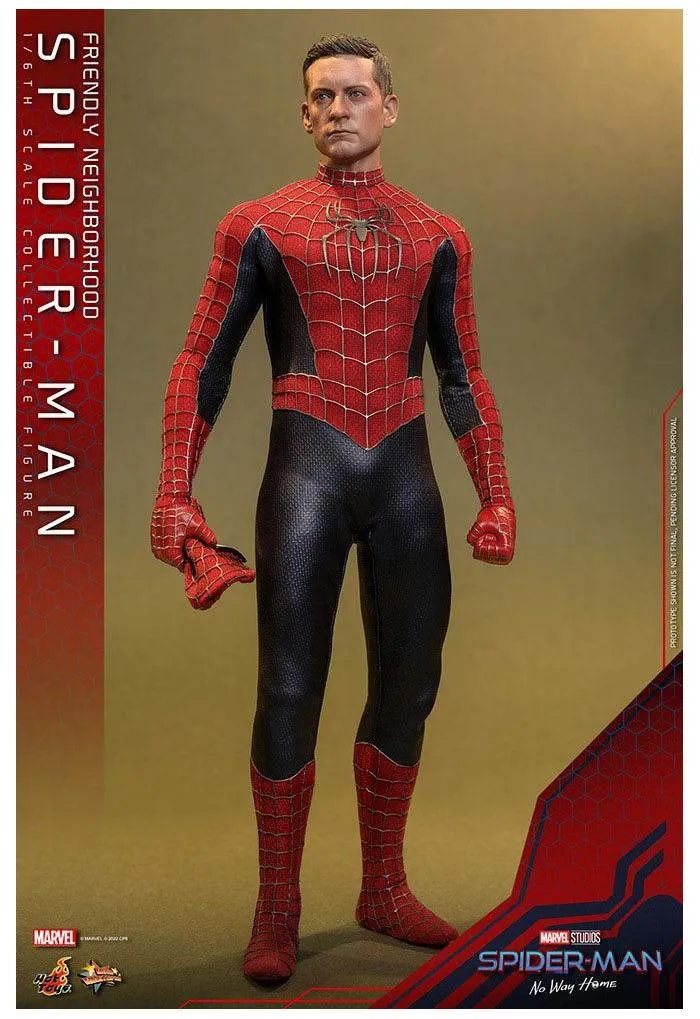 SPIDER-MAN - No Way Home - Friendly Neighborhood Spider-Man 1/6 Action Figure 12" MMS661