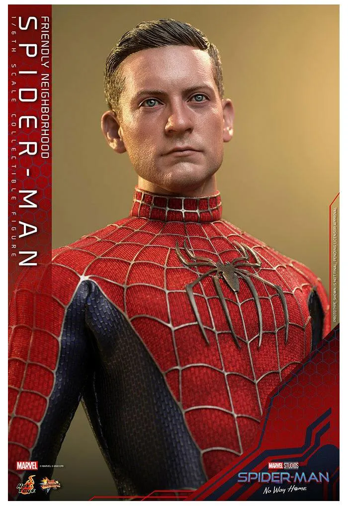 SPIDER-MAN - No Way Home - Friendly Neighborhood Spider-Man 1/6 Action Figure 12" MMS661