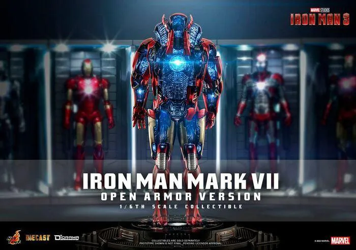 IRON MAN 3 - Mark VII Open Armor Ver. 1/6 Diorama 12" DS004 D51