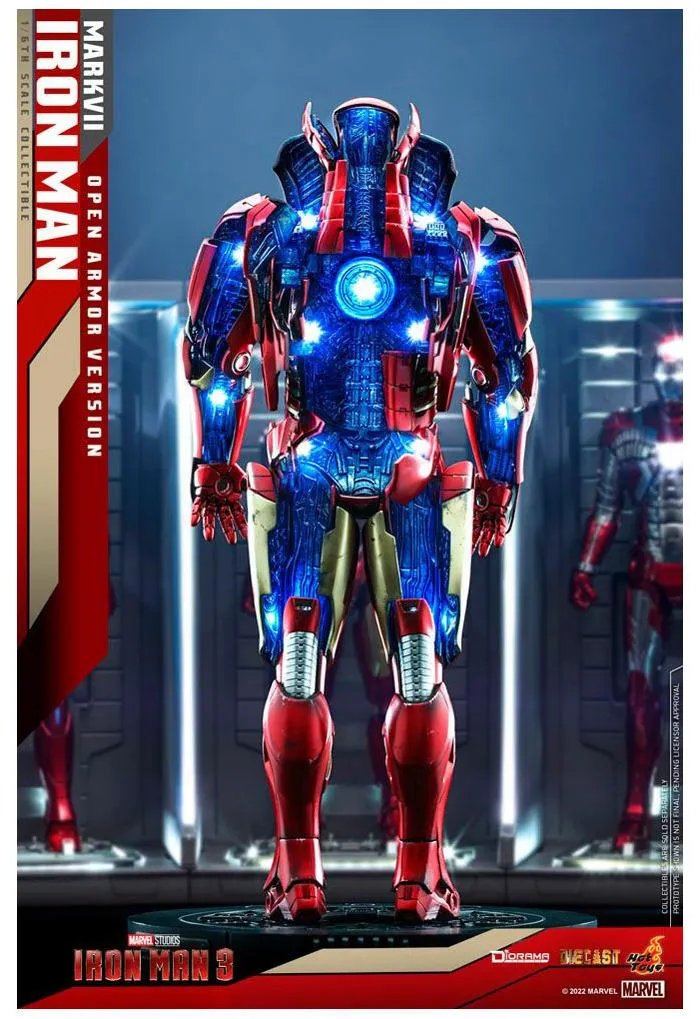 IRON MAN 3 - Mark VII Open Armor Ver. 1/6 Diorama 12" DS004 D51