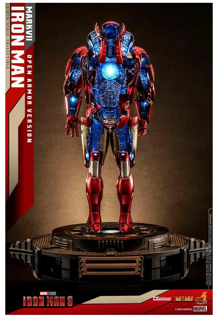 IRON MAN 3 - Mark VII Open Armor Ver. 1/6 Diorama 12" DS004 D51