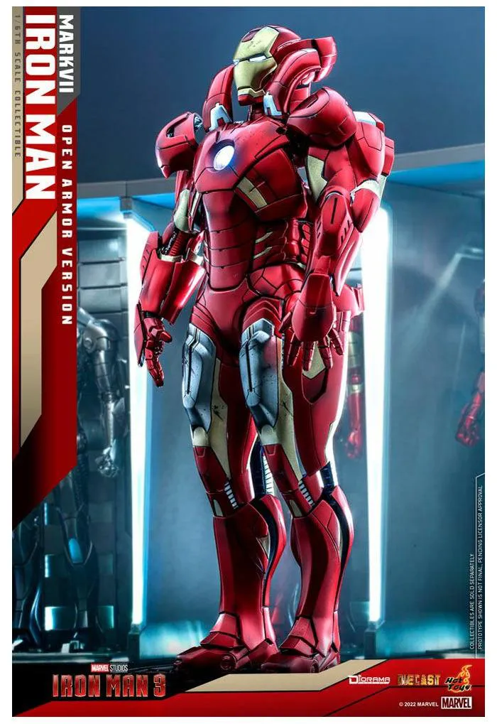 IRON MAN 3 - Mark VII Open Armor Ver. 1/6 Diorama 12" DS004 D51