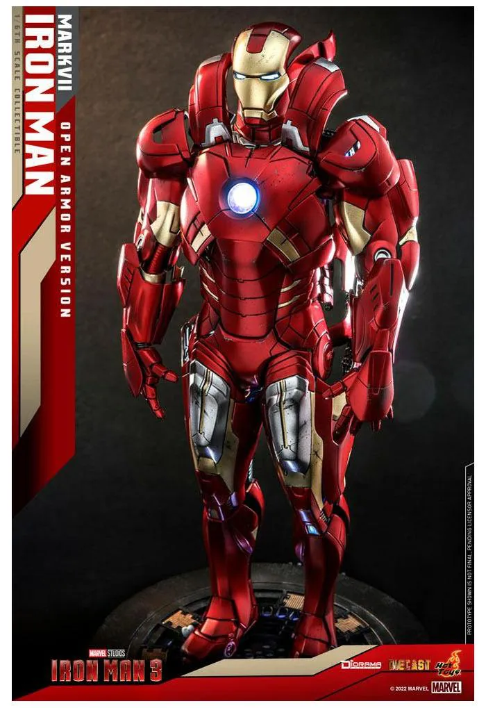 IRON MAN 3 - Mark VII Open Armor Ver. 1/6 Diorama 12" DS004 D51