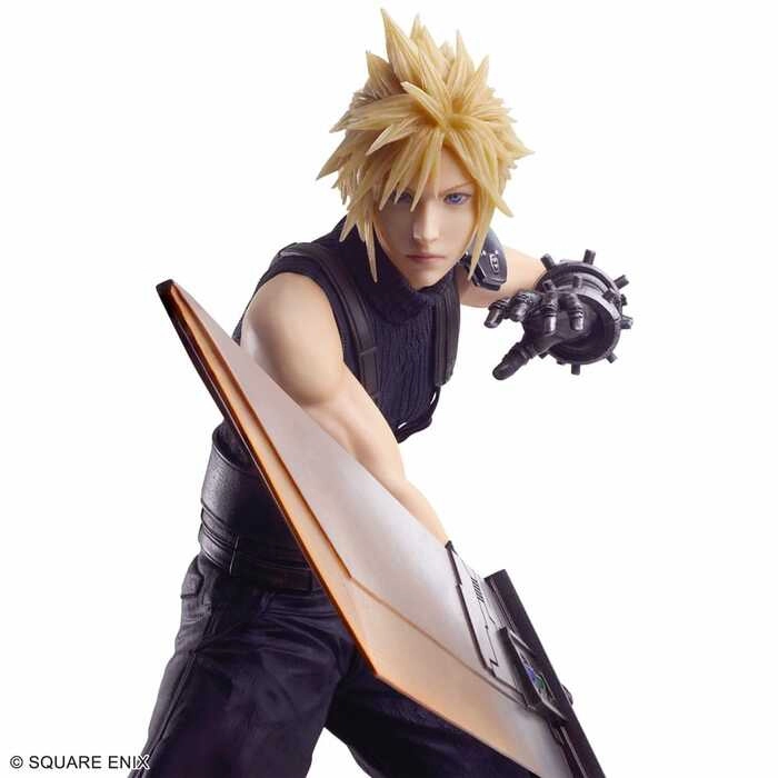 FINAL FANTASY VII - Rebirth - Cloud Strife Static Arts Gallery Statue
