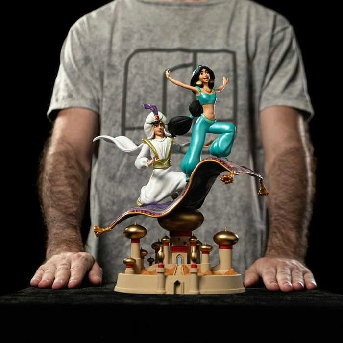 DISNEY - Aladdin and Yasmine 1/10 Art Scale Statue