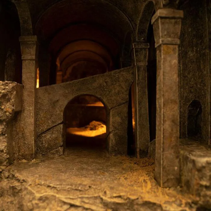 LORD OF THE RINGS - Helm's Deep Polystone Statue