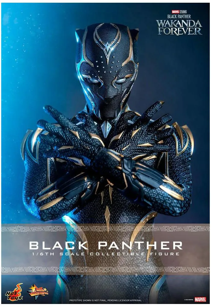 MARVEL - Black Panther Wakanda Forever - Black Panther 1/6 Action Figure 12" MMS675