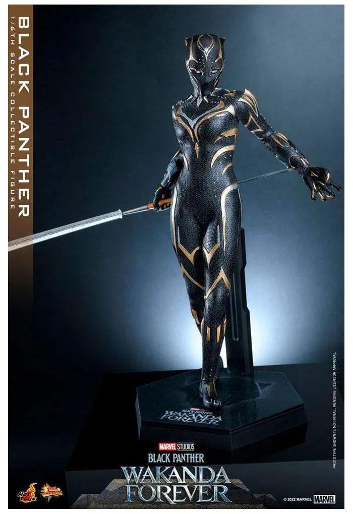 MARVEL - Black Panther Wakanda Forever - Black Panther 1/6 Action Figure 12" MMS675