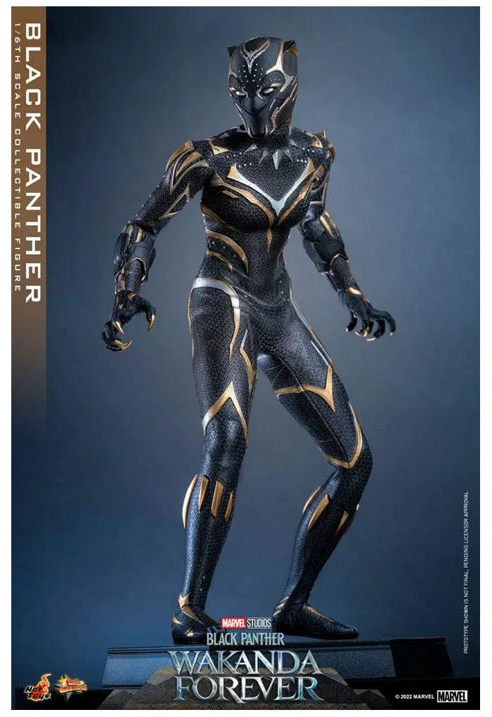 MARVEL - Black Panther Wakanda Forever - Black Panther 1/6 Action Figure 12" MMS675