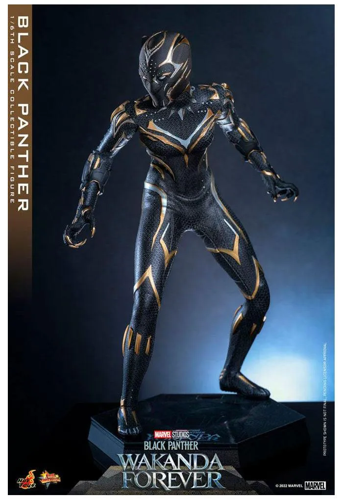 MARVEL - Black Panther Wakanda Forever - Black Panther 1/6 Action Figure 12" MMS675