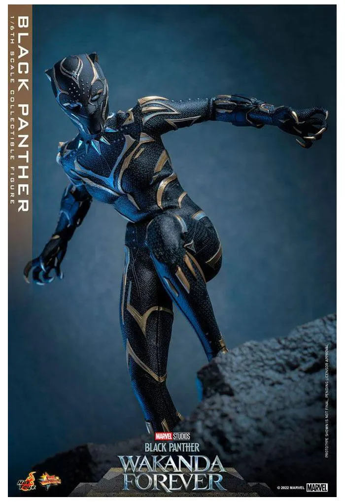 MARVEL - Black Panther Wakanda Forever - Black Panther 1/6 Action Figure 12" MMS675