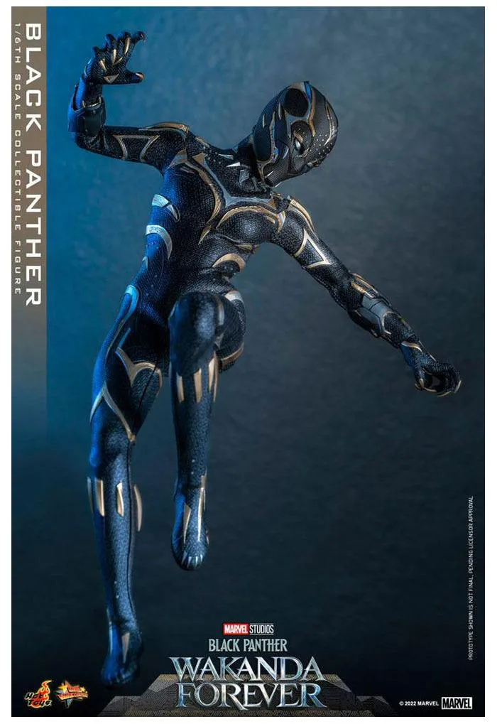 MARVEL - Black Panther Wakanda Forever - Black Panther 1/6 Action Figure 12" MMS675