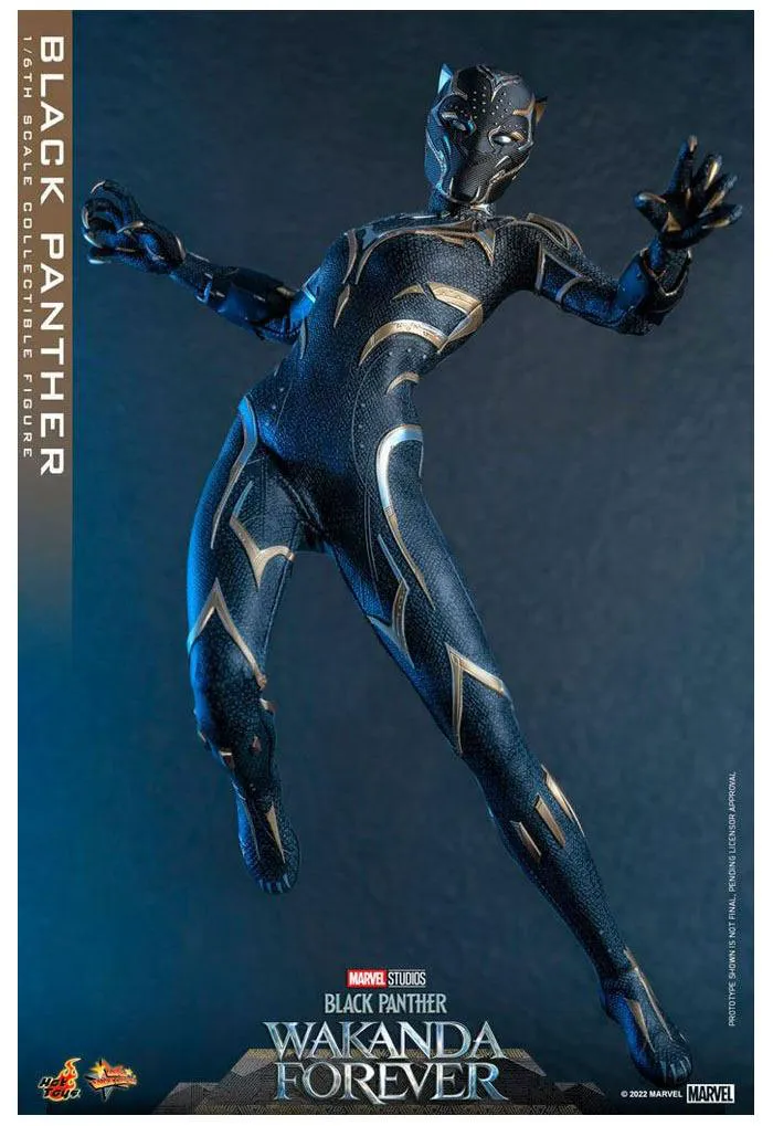 MARVEL - Black Panther Wakanda Forever - Black Panther 1/6 Action Figure 12" MMS675