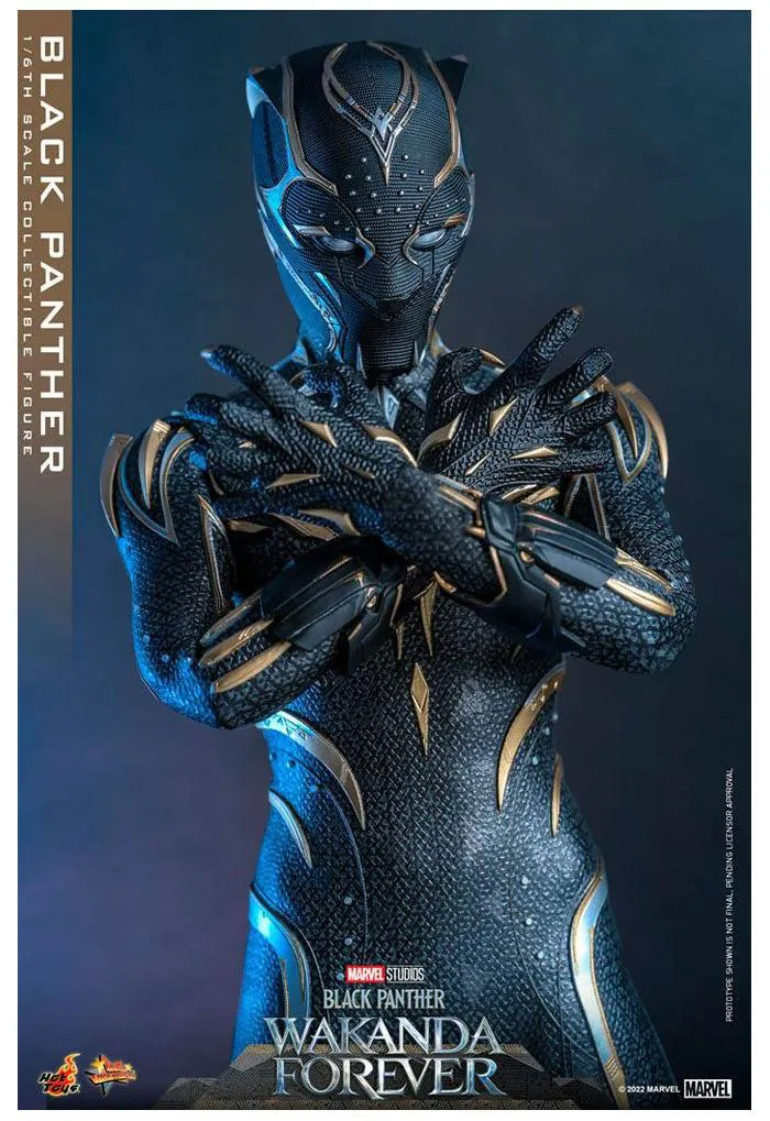MARVEL - Black Panther Wakanda Forever - Black Panther 1/6 Action Figure 12" MMS675