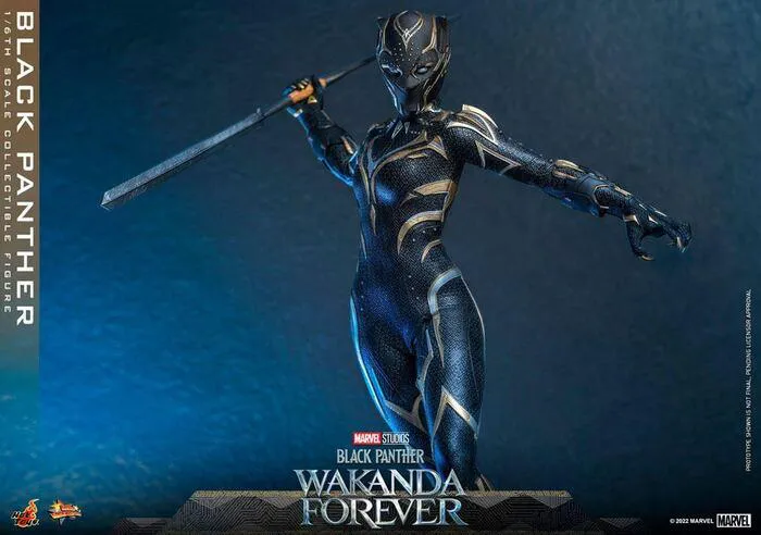 MARVEL - Black Panther Wakanda Forever - Black Panther 1/6 Action Figure 12" MMS675