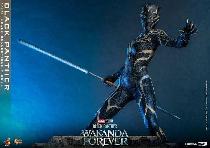 MARVEL - Black Panther Wakanda Forever - Black Panther 1/6 Action Figure 12" MMS675