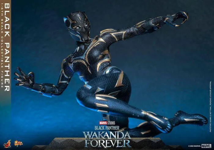 MARVEL - Black Panther Wakanda Forever - Black Panther 1/6 Action Figure 12" MMS675