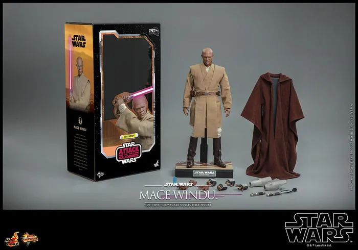 STAR WARS - Episode II - Mace Windu 1/6 Action Figure 12" MMS681