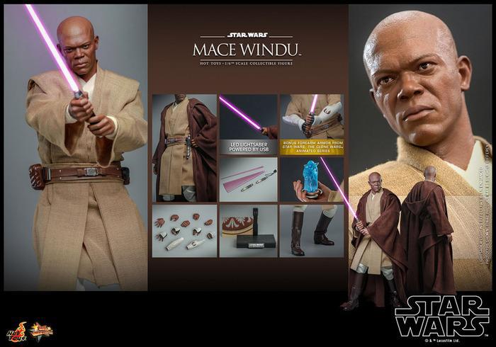 STAR WARS - Episode II - Mace Windu 1/6 Action Figure 12" MMS681