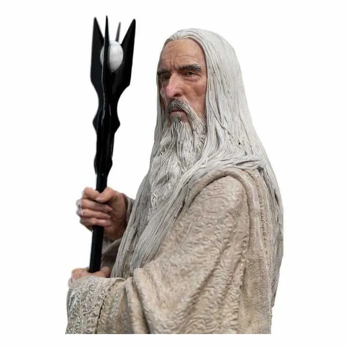 LORD OF THE RINGS - Classic Series - Saruman and the Fire of Orthanc 1/6 Polystone Statue