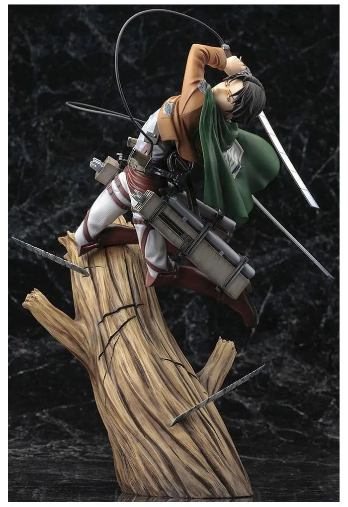 ATTACK ON TITAN - Levi ArtFX J 1/8 Pvc Figure Renewal Package Ver.