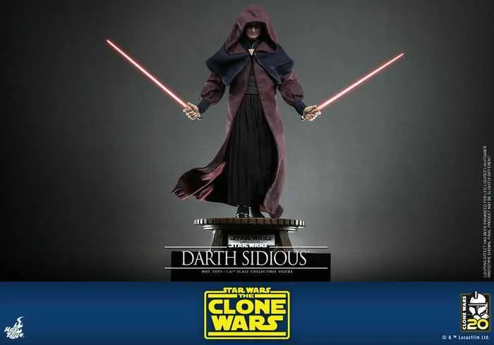 STAR WARS - The Clone Wars - Darth Sidious 1/6 Action Figure 12" TMS102